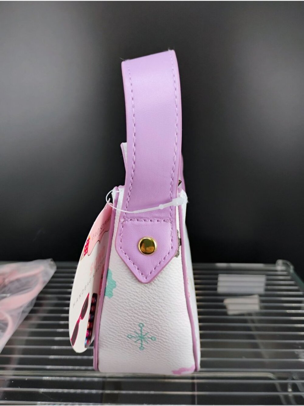 FAO Schwarz Soho Mini Handbag & Accessories White/Pink - Picture 6 of 7